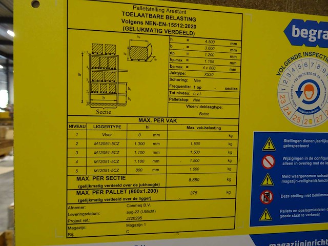 Arestant - palletstelling - afbeelding 5 van  6