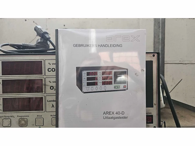 Arex - 40-d - arex 4 gas emissie tester compleet inc handleiding - afbeelding 2 van  6