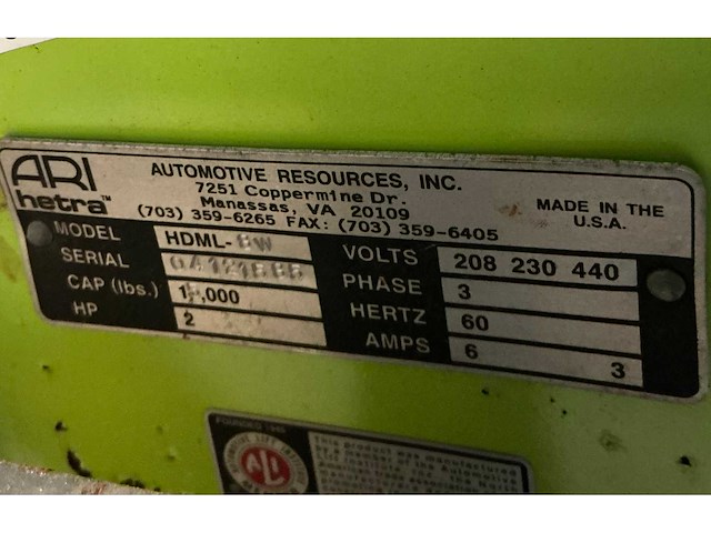 Ari-hetra mobiele hefkolom - afbeelding 5 van  9