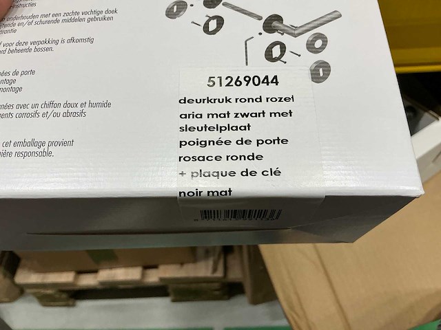 Aria rond rozet deurbeslag (144x) - afbeelding 1 van  1