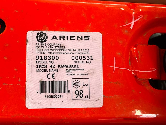 Ariens - ikon 42 - grasmaaier - afbeelding 3 van  16