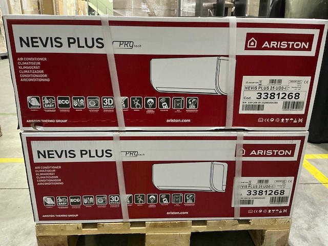 Ariston - nevis plus 25 ud0-i - airconditioning - 2,5 w (2x) - afbeelding 8 van  16