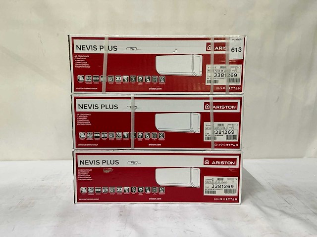 Ariston - nevis plus 35 udo-1 - airconditioning - 875x285x375 mm - 3,5 w (3x) - afbeelding 9 van  17