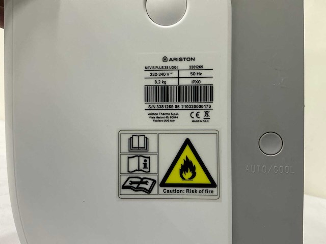 Ariston - nevis plus 35 udo-1 - airconditioning - 875x285x375 mm - 3,5 w (3x) - afbeelding 15 van  17