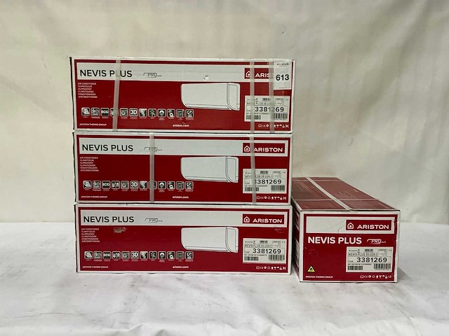 Ariston - nevis plus 35 udo-1 - airconditioning - 875x285x375 mm - 3,5 w (4x) - afbeelding 9 van  17
