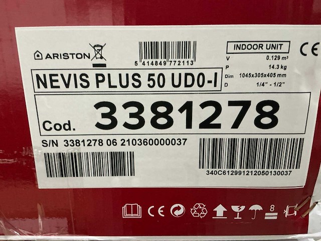 Ariston - nevis plus 50 ud0-i - airconditioning - 5w (2x) - afbeelding 7 van  17