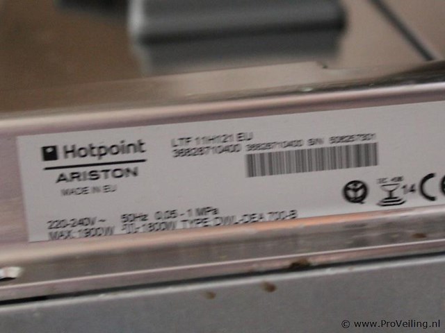 Ariston ltf11h121 vaatwasser - afbeelding 3 van  3