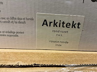 Arkitek rond rozet deurkruksets (192x) - afbeelding 2 van  4