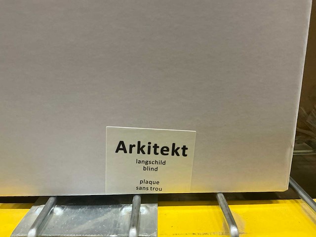 Arkitekt langschild blind (20x) - afbeelding 4 van  5