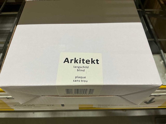 Arkitekt langschild blind (20x) - afbeelding 4 van  4