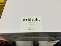 Arkitekt langschild blind deurbeslag (20x) - afbeelding 3 van  4
