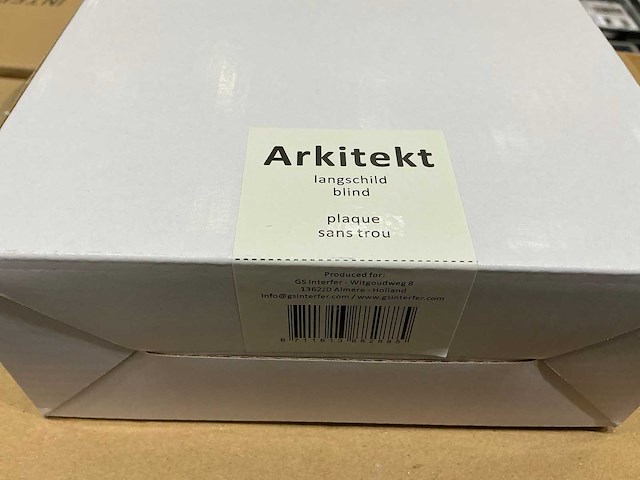 Arkitekt langschild deurbeslag (180x) - afbeelding 4 van  4
