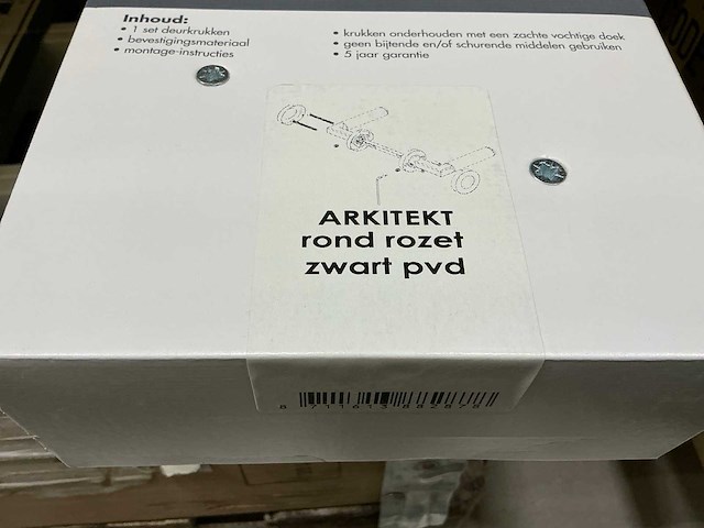 Arkitekt rond rozet deurbeslag (30x) - afbeelding 3 van  3