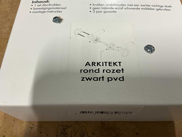 Arkitekt rond rozet deurbeslag (54x) - afbeelding 3 van  3