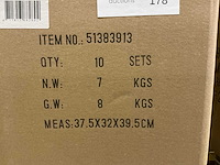 Arkitekt wc-deurbeslag (10x) - afbeelding 3 van  3