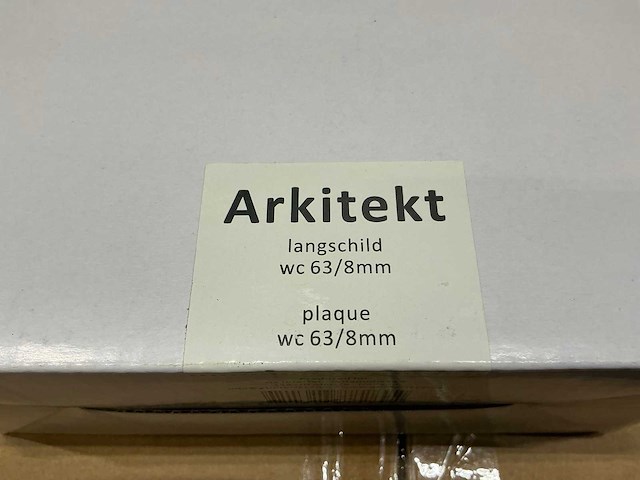 Arkitekt wc-deurbeslag 63/8mm (20x) - afbeelding 4 van  4