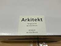 Arkitekt wc-deurbeslag 63/8mm (40x) - afbeelding 4 van  4