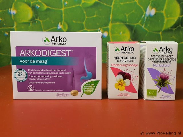 Arko pharma voedingssupplementen, diverse soorten o.a. arkodigest arkodigest®, driekleurig viooltje & mariadistel - afbeelding 1 van  14