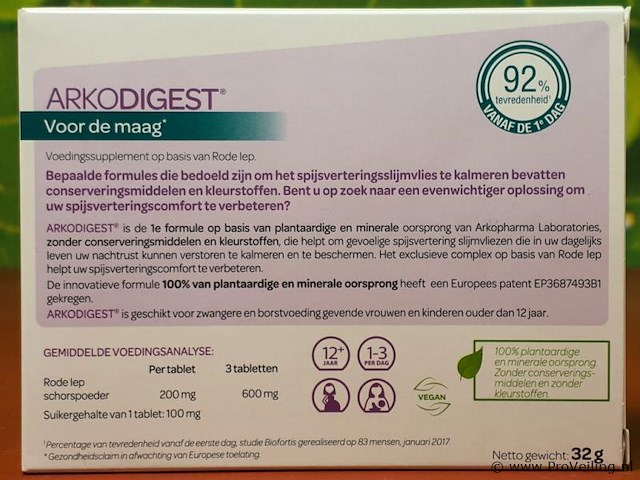 Arko pharma voedingssupplementen, diverse soorten o.a. arkodigest arkodigest®, driekleurig viooltje & mariadistel - afbeelding 8 van  14