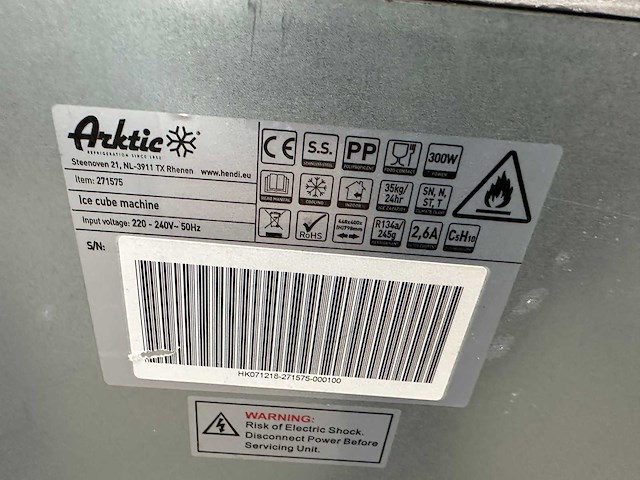 Arktic - ijsblokjesmachine - afbeelding 4 van  5
