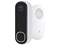 Arlo 2k draadloze video deurbel met camera & gong wit - afbeelding 1 van  6