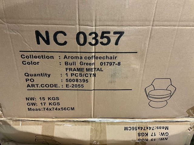 Arm chair (2x) - afbeelding 3 van  3