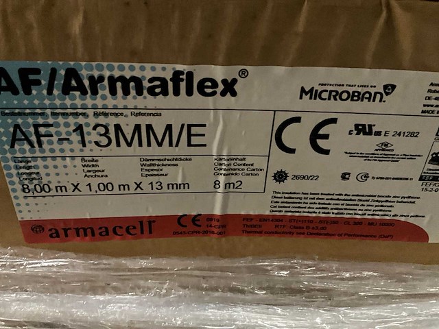 Armaflex af-13mm/e isolatie (6x) - afbeelding 2 van  3