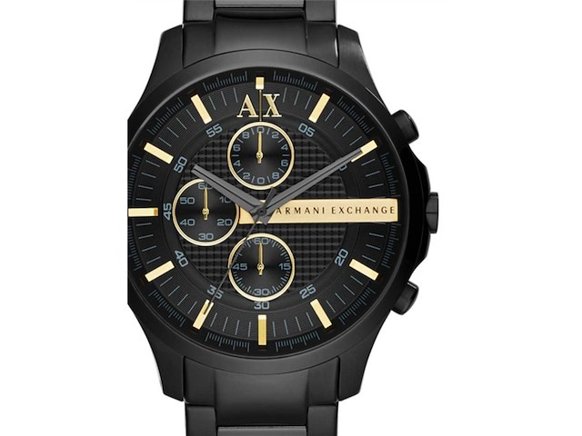 Armani exchange ax2164 hampton watch for men 46mm zwart - afbeelding 1 van  1