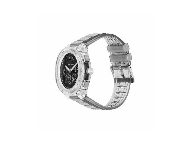 Armani exchange ax4167 heren horloge 44mm grijs - afbeelding 3 van  4