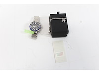 Armani exchange heren horloge geschenkset 44 zilverkleurig - afbeelding 5 van  6