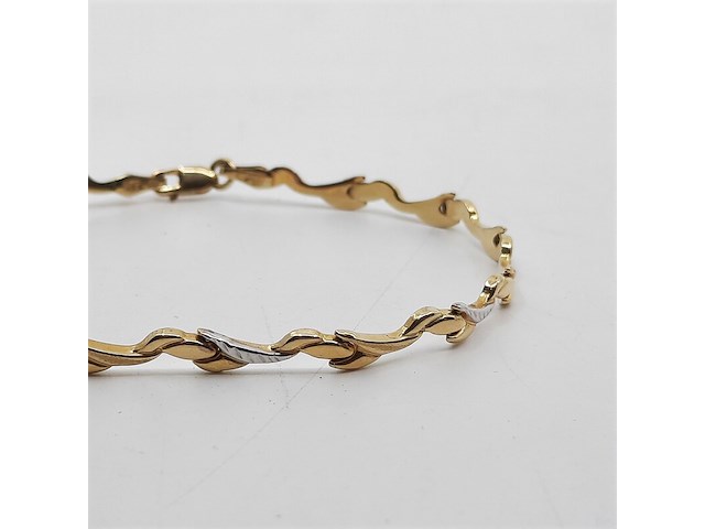 Armband, 14 karaats - afbeelding 3 van  6