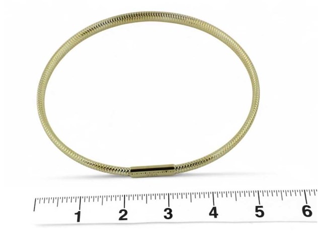 Armband 18 karaat goud 3 mm breed - afbeelding 3 van  8