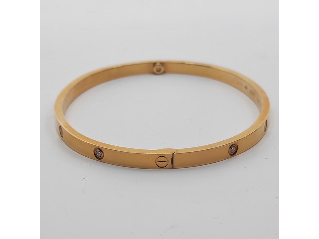 Armband, 18 karaats, cartier, love - afbeelding 4 van  7