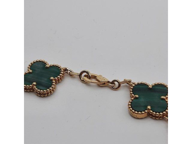 Armband, 18 karaats, van cleef en arpels, alhambra - afbeelding 4 van  7