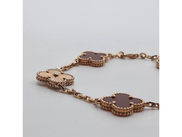 Armband, 18 karaats, van cleef en arpels, alhambra - afbeelding 2 van  7