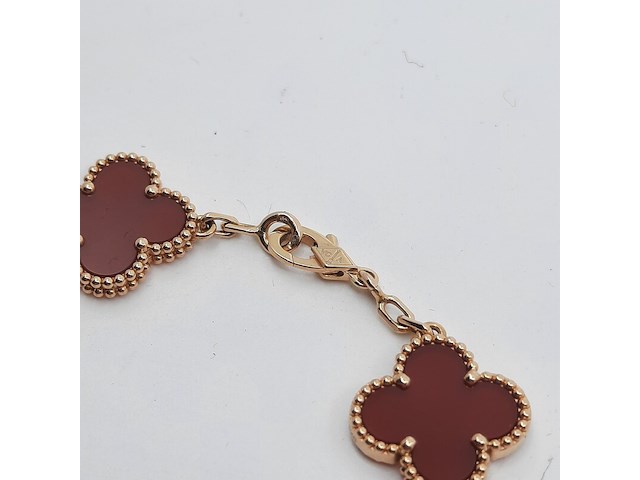Armband, 18 karaats, van cleef en arpels, alhambra - afbeelding 5 van  7