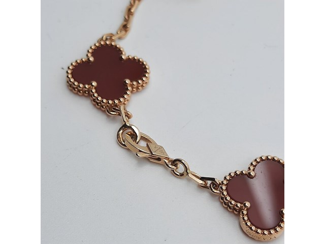 Armband, 18 karaats, van cleef en arpels, alhambra - afbeelding 6 van  7