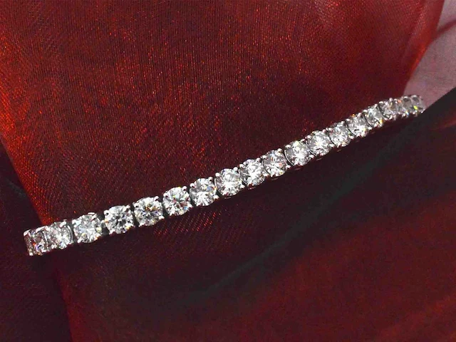 Armband briljant 11.00 ct diamant - afbeelding 3 van  10