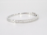 Armband met baguette en briljant geslepen diamanten - afbeelding 6 van  11