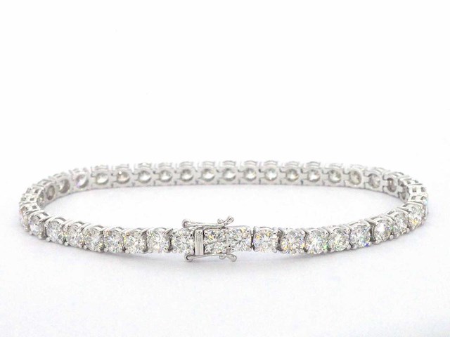 Armband met briljant geslepen diamanten 11.00 carat - afbeelding 4 van  5