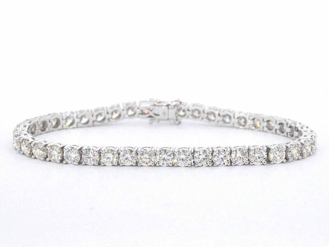 Armband met briljant geslepen diamanten 11.00 carat - afbeelding 1 van  6