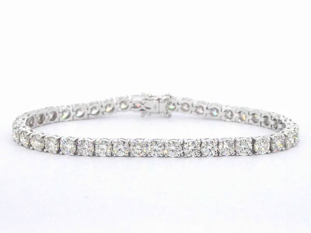 Armband met briljant geslepen diamanten 11.00 carat - afbeelding 1 van  11