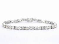 Armband met briljant geslepen diamanten 11.00 carat