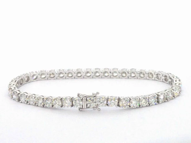 Armband met briljant geslepen diamanten 11.00 carat - afbeelding 5 van  11