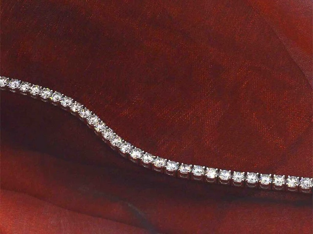 Armband met briljant geslepen diamanten 11.00 carat - afbeelding 8 van  11