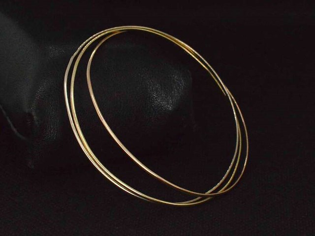 Armband met drie kleuren goud - afbeelding 1 van  7