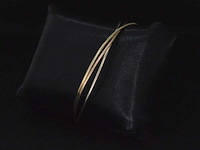 Armband met drie kleuren goud - afbeelding 4 van  7