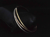 Armband met drie kleuren goud - afbeelding 5 van  7