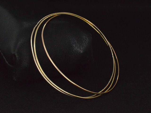 Armband met drie kleuren goud - afbeelding 1 van  7