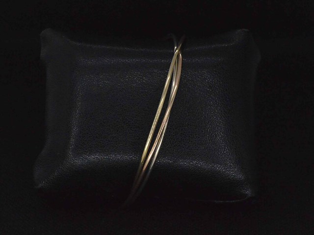 Armband met drie kleuren goud - afbeelding 3 van  7